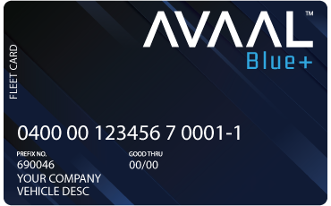 AVAAL Blue Plus Fleet Card